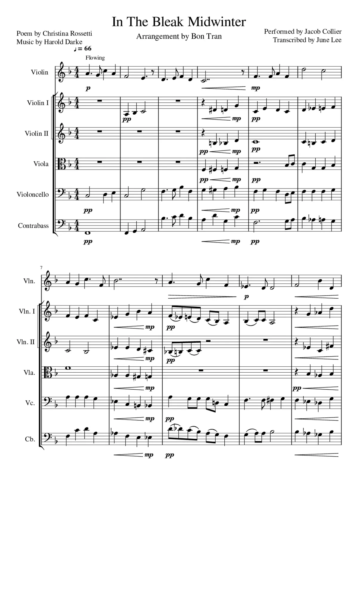 In the Bleak Midwinter - Page 1