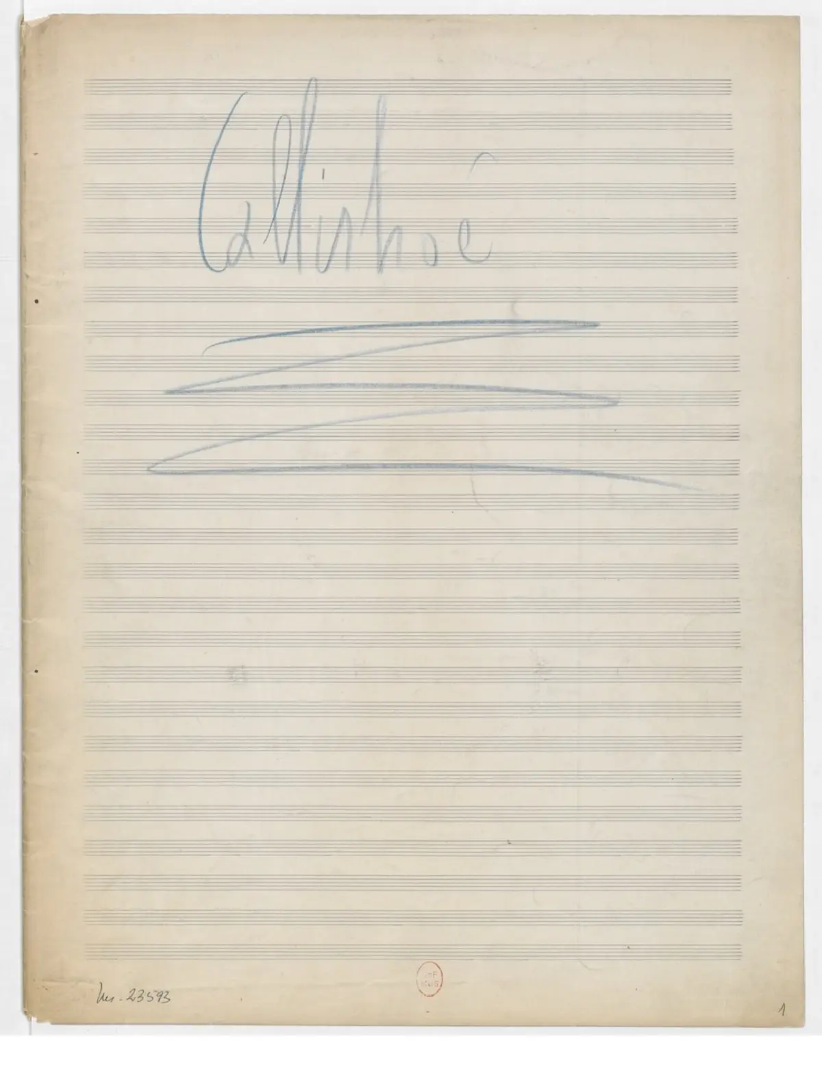Callirhoé - Page 1