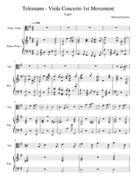 Viola Concerto TWV 51:G9