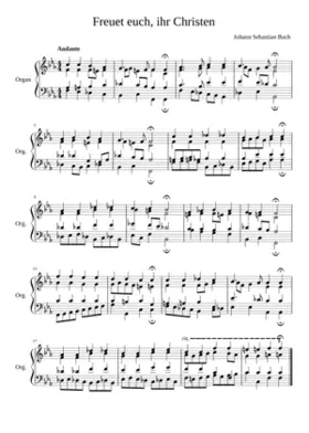 Freuet euch ihr Christen BWV40/8