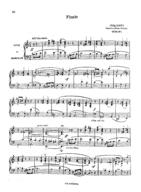 2 Organ Pieces: Finale; Prière