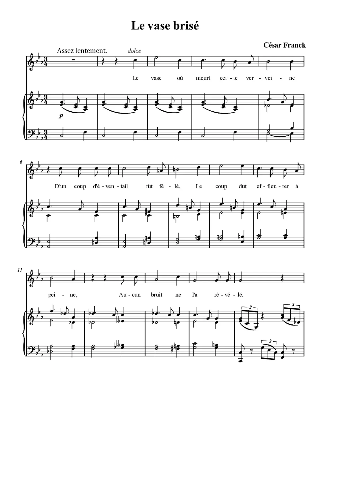Le vase brisé - Page 1