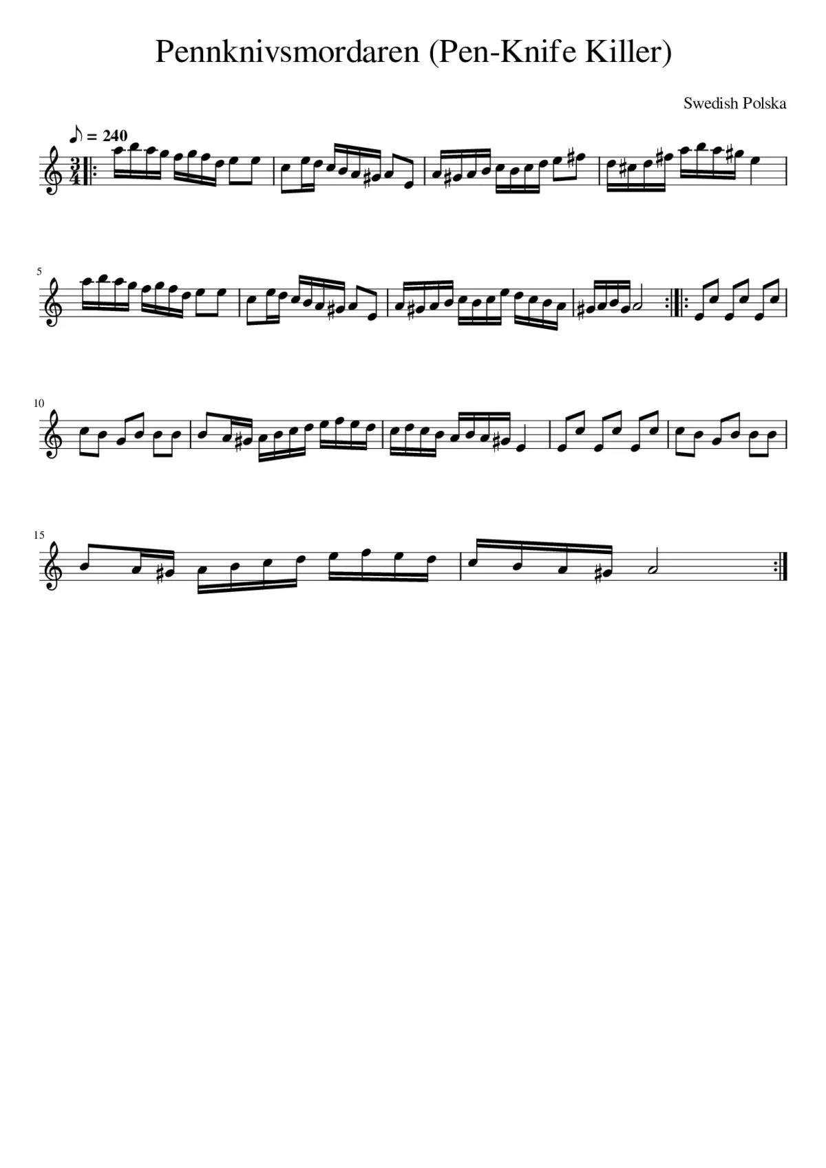 Pennknivsmordaren (Pen-Knife Killer) - Page 1