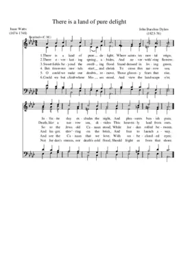 There is a land of pure delight