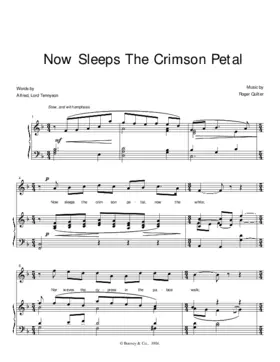 Now sleeps the crimson petal