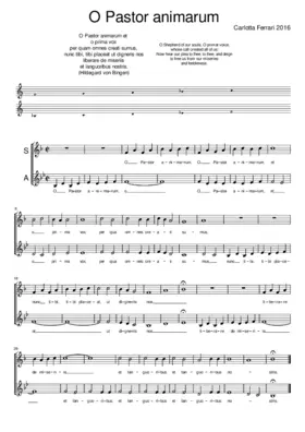 O Pastor animarum