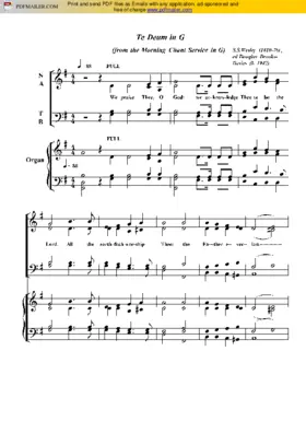 Te Deum in G