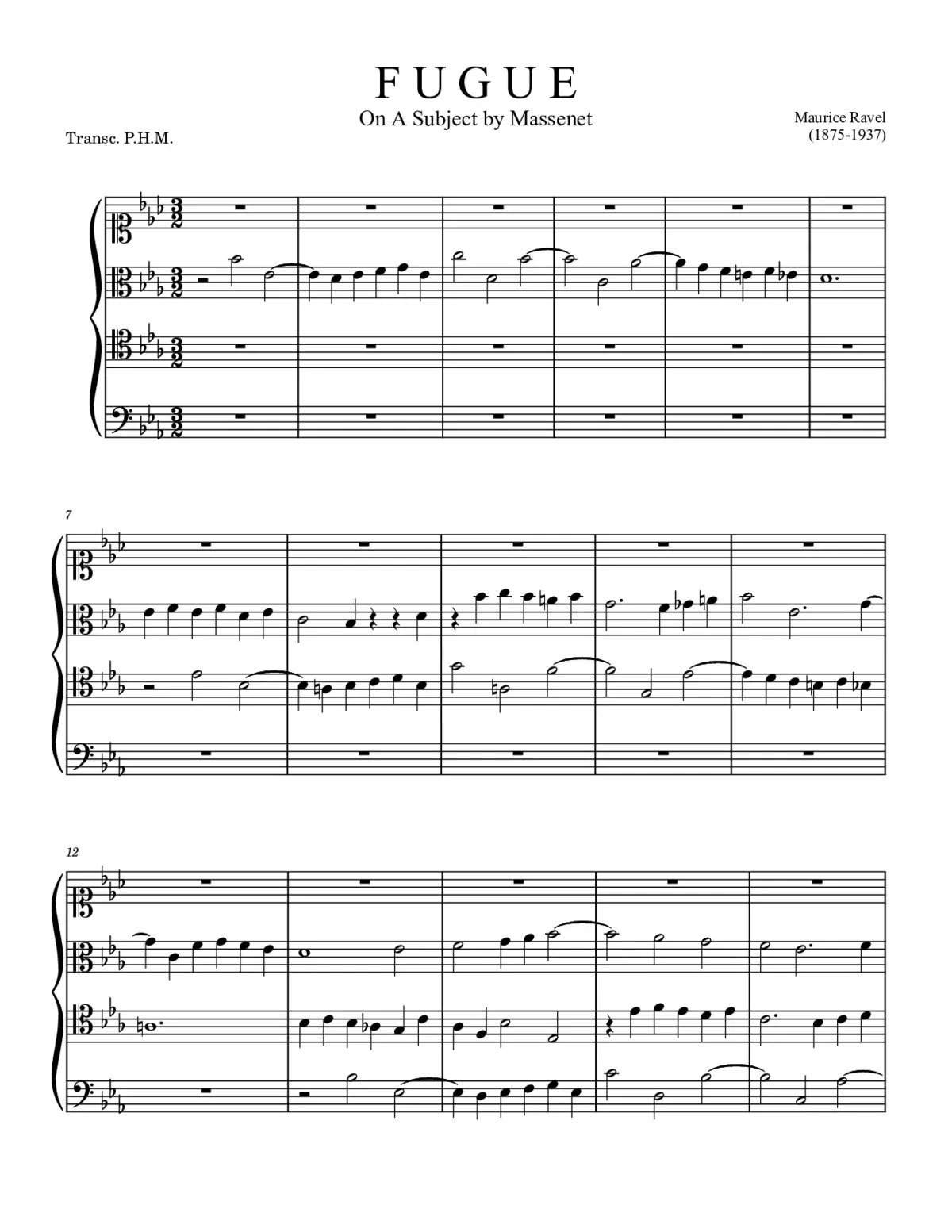 Fugue - Page 1