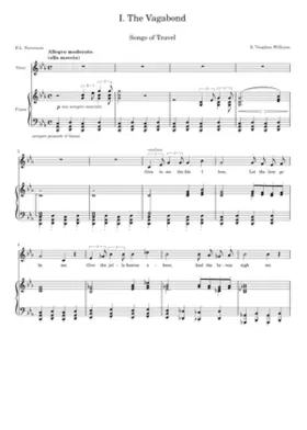 The Vagabond Songs of Travel 1