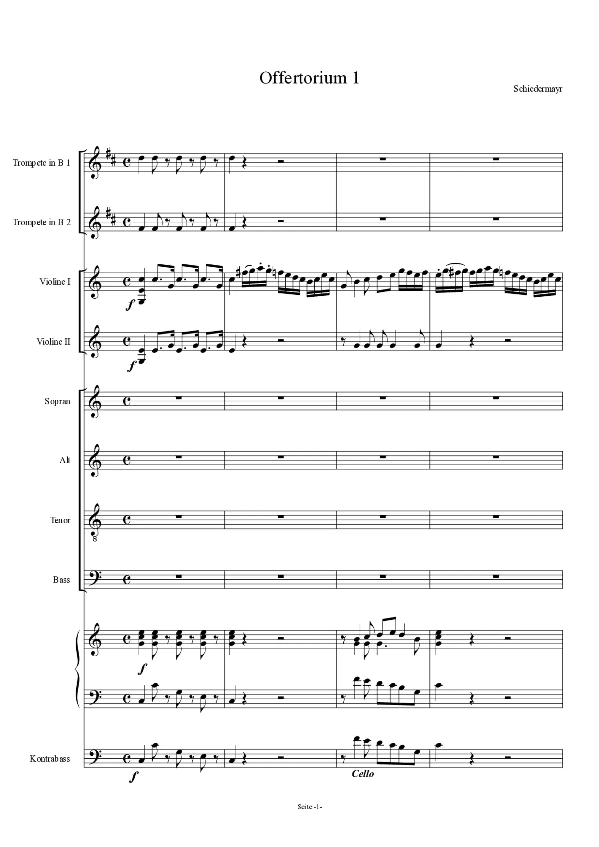 2 Offertorien, Op. 21 - Page 1