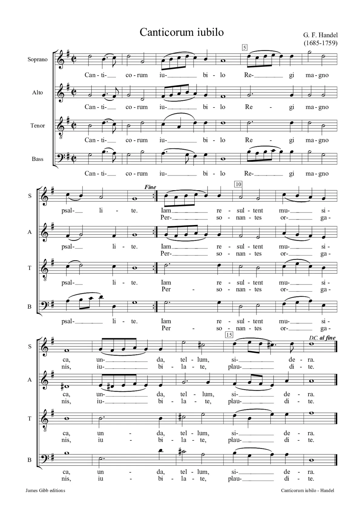 Canticorum jubilo - Page 1