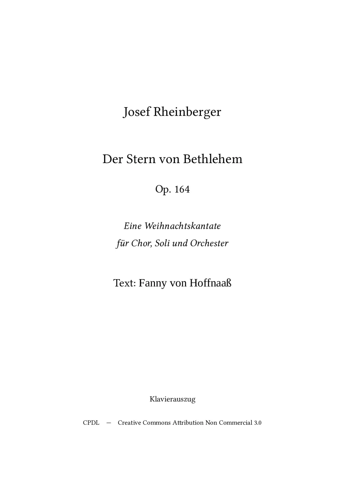 Der Stern von Bethlehem - Page 1