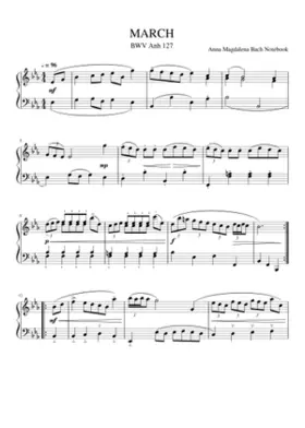 March in E-flat major BWV Anh.127