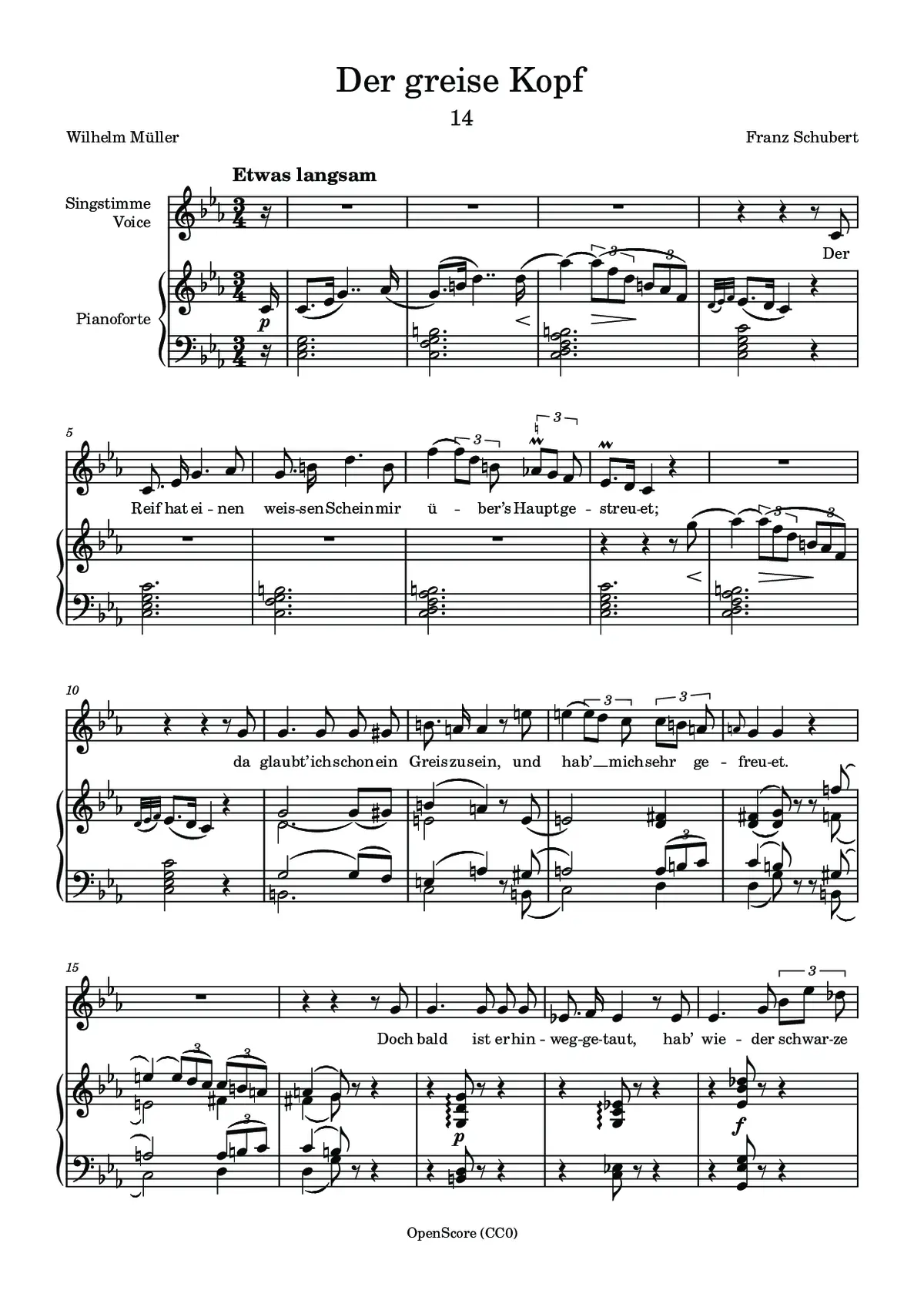 Der greise Kopf - Page 1