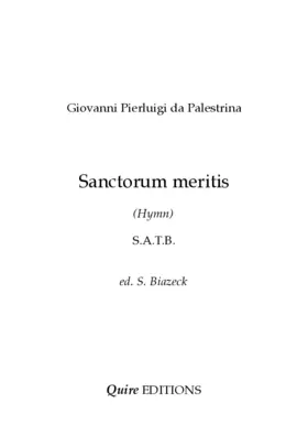 Sanctorum meritis