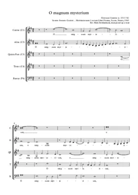 O magnum mysterium
