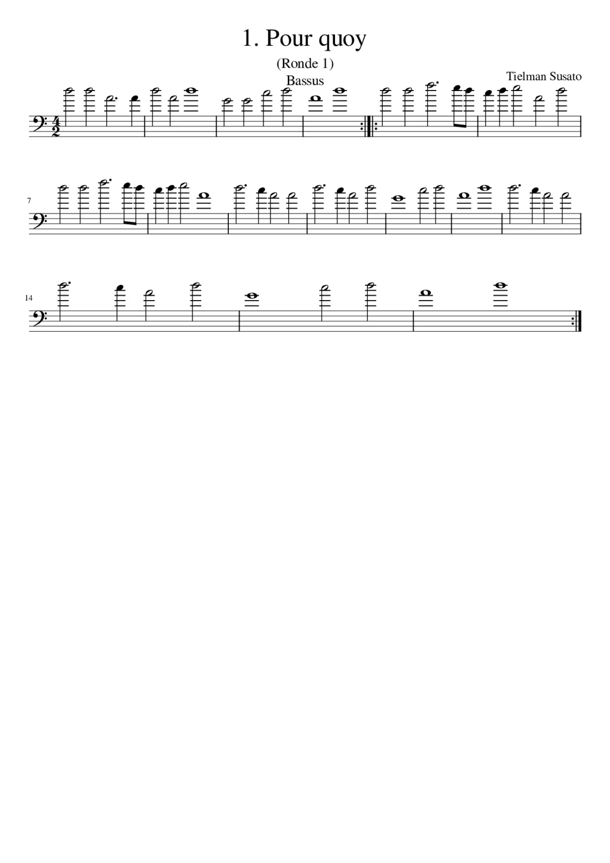 1. Pour quoy - Page 1