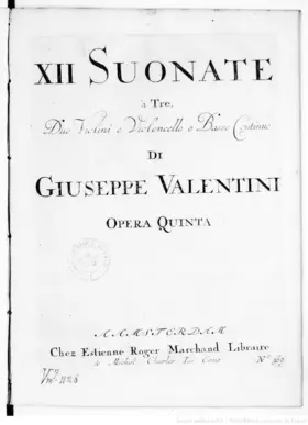 12 Trio Sonatas