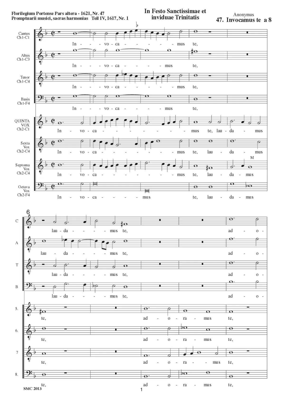 Invocamus te - Page 1