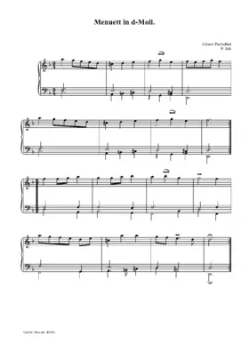 Minuet in D minor