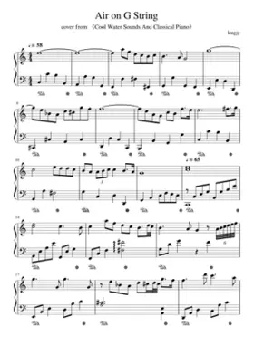 Air 'on the G string' Orchestral Suite No. 3 in D major BWV 1068