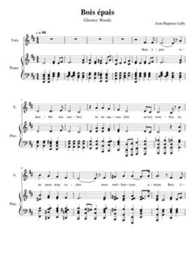 Bois épais (Gloomy woods)