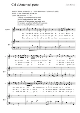 Chi d'amor nel petto cela