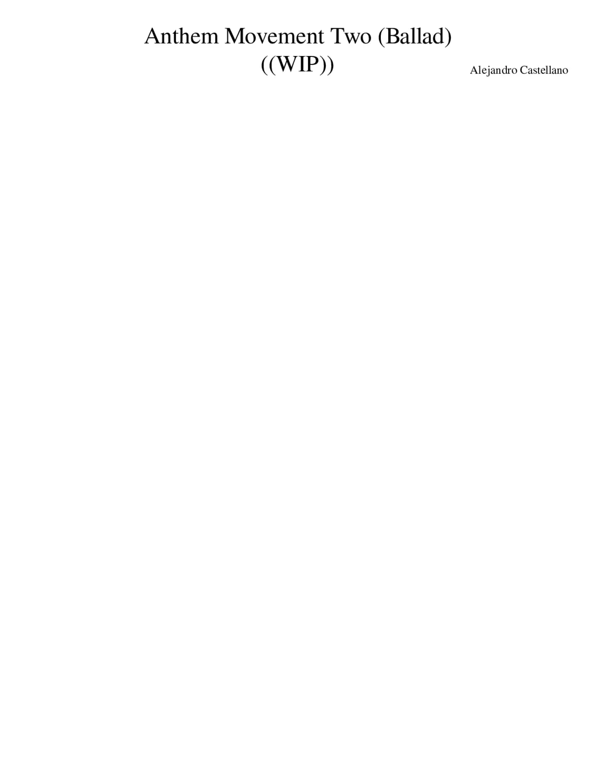 Anthem Movement Two - Page 1