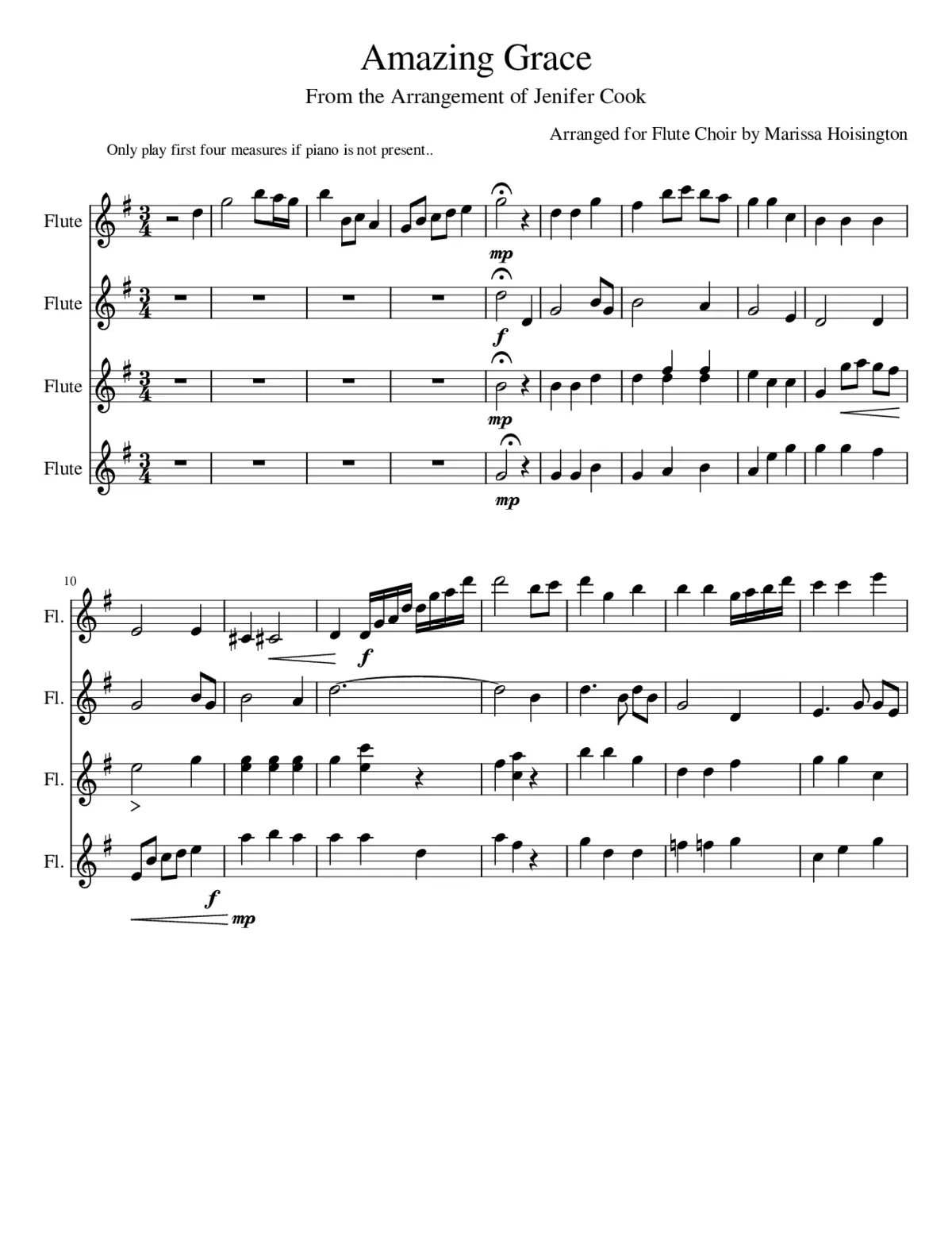 amazing grace - Page 1