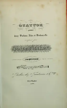 String Quartet in D major