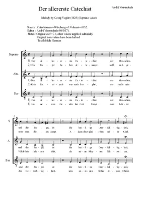 Der allererste Catechist