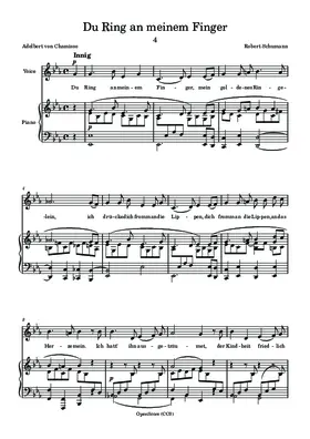 Du Ring an meinem Finger