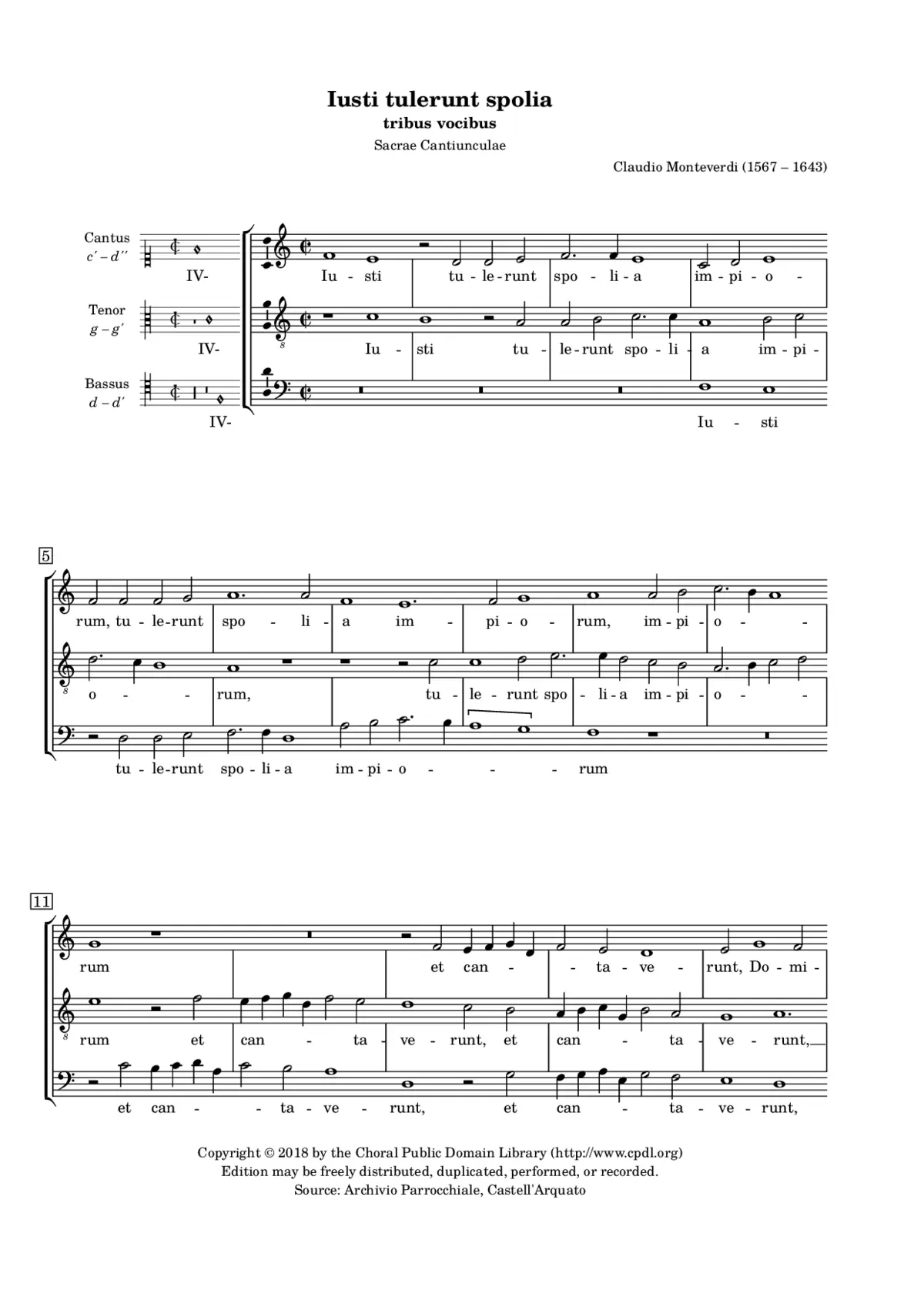 Iusti tulerunt - Page 1