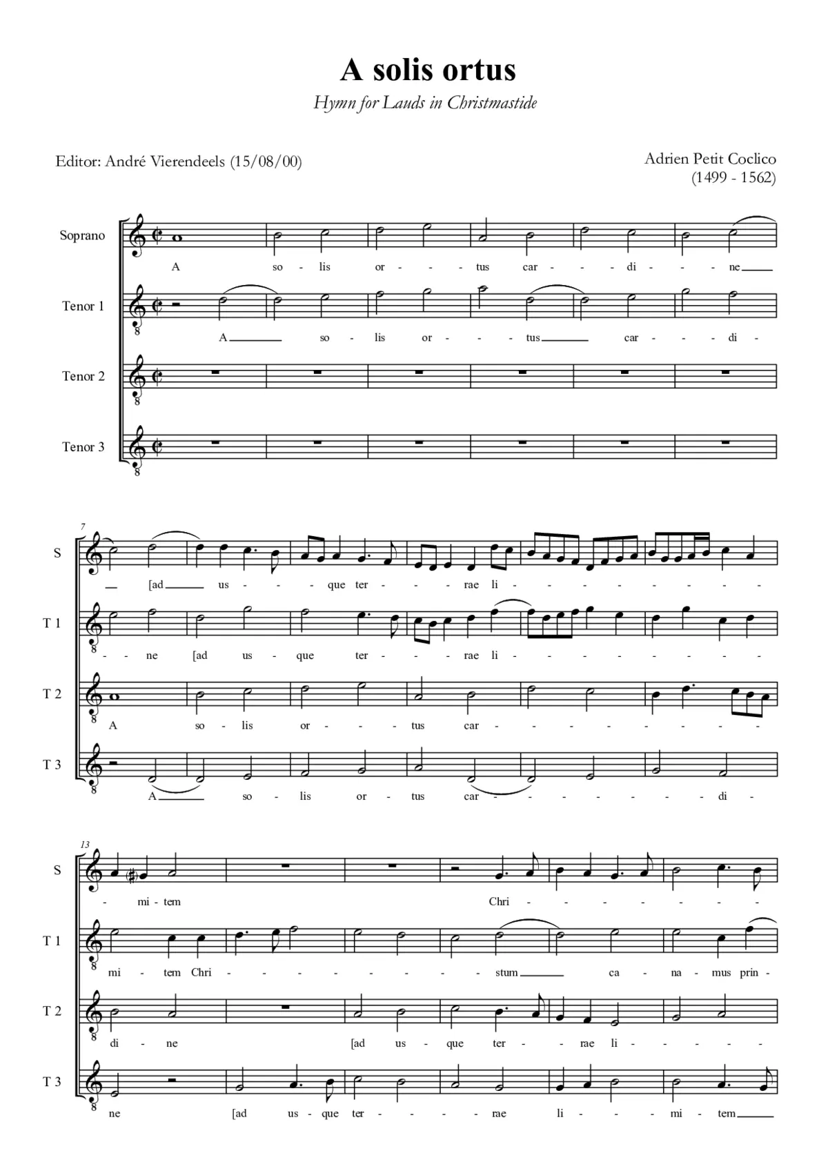 A solis ortus - Page 1