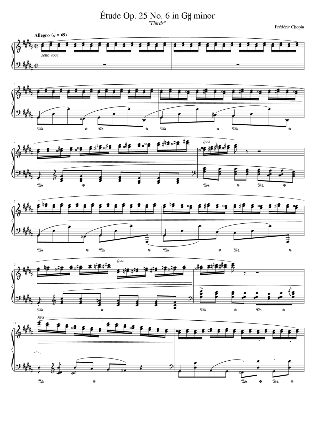 Études Op.25 - Page 1