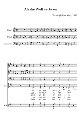 Als die Welt verloren