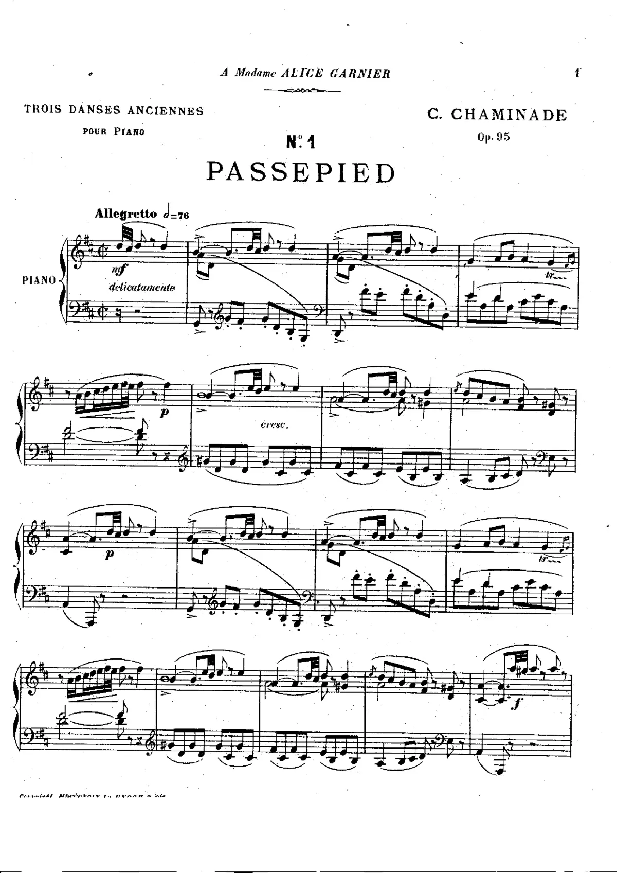 Trois danses anciennes - Page 1