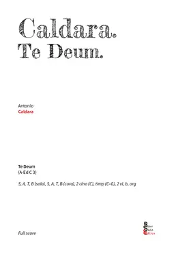 Te Deum, A-Ed C 3