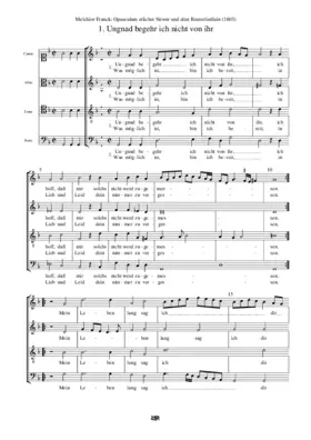 Ungnad begehr ich nicht von ihr