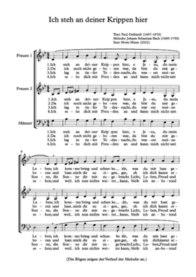 Ich steh an deiner Krippen hier - a 3