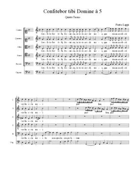 Confitebor tibi Domine à 5