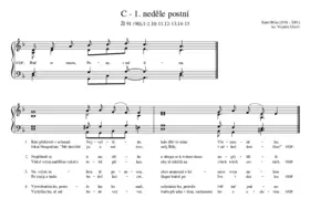 C - 1. neděle postní