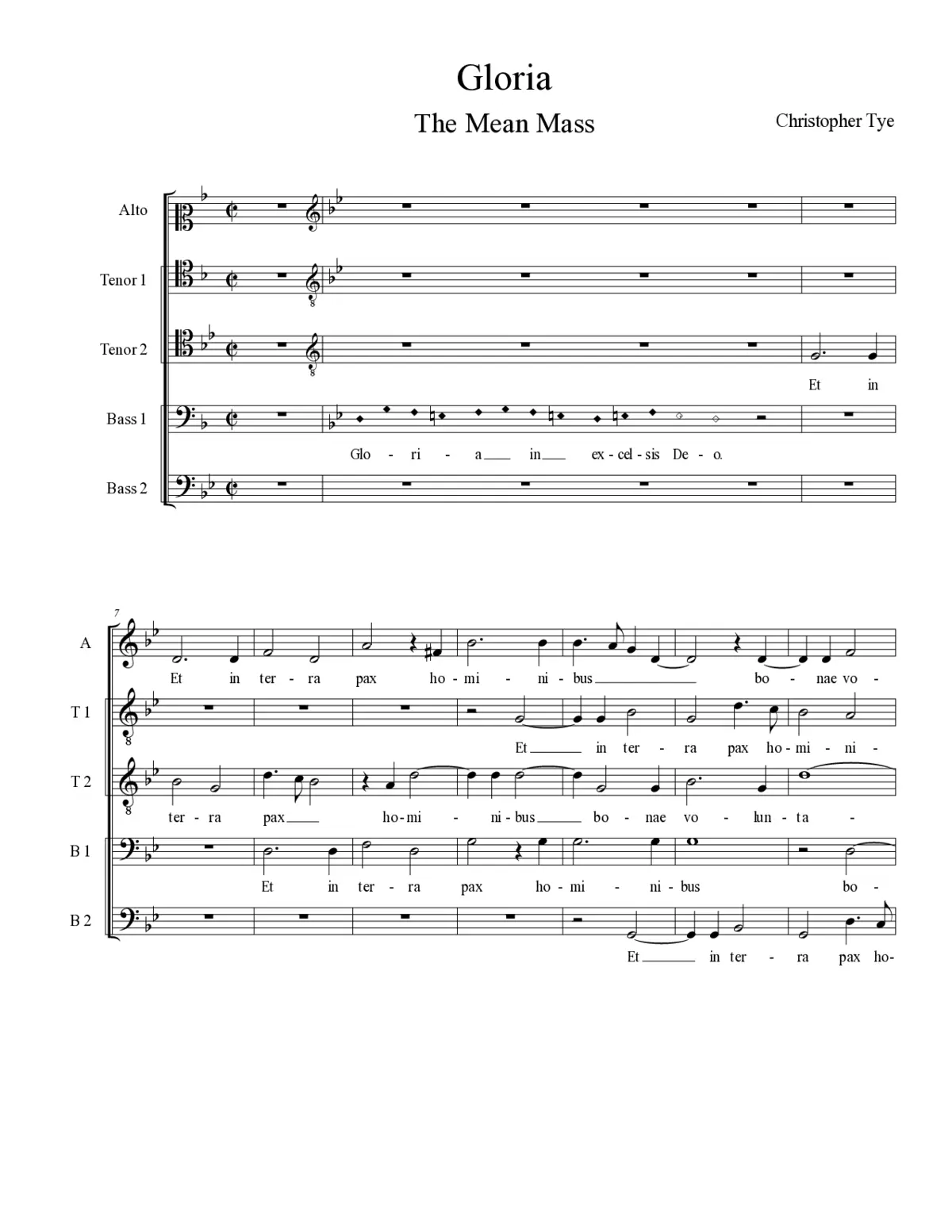 Gloria from The Mean Mass - Page 1