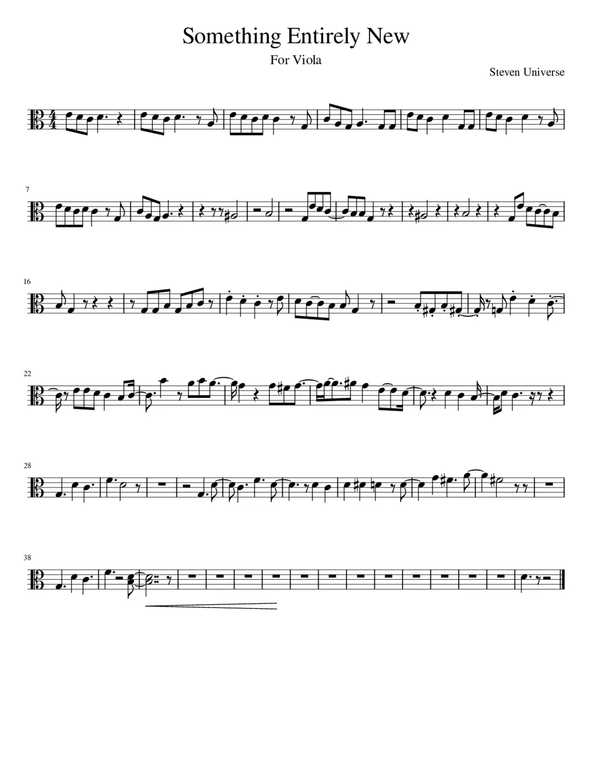 steven universe - something entirely new - Page 1