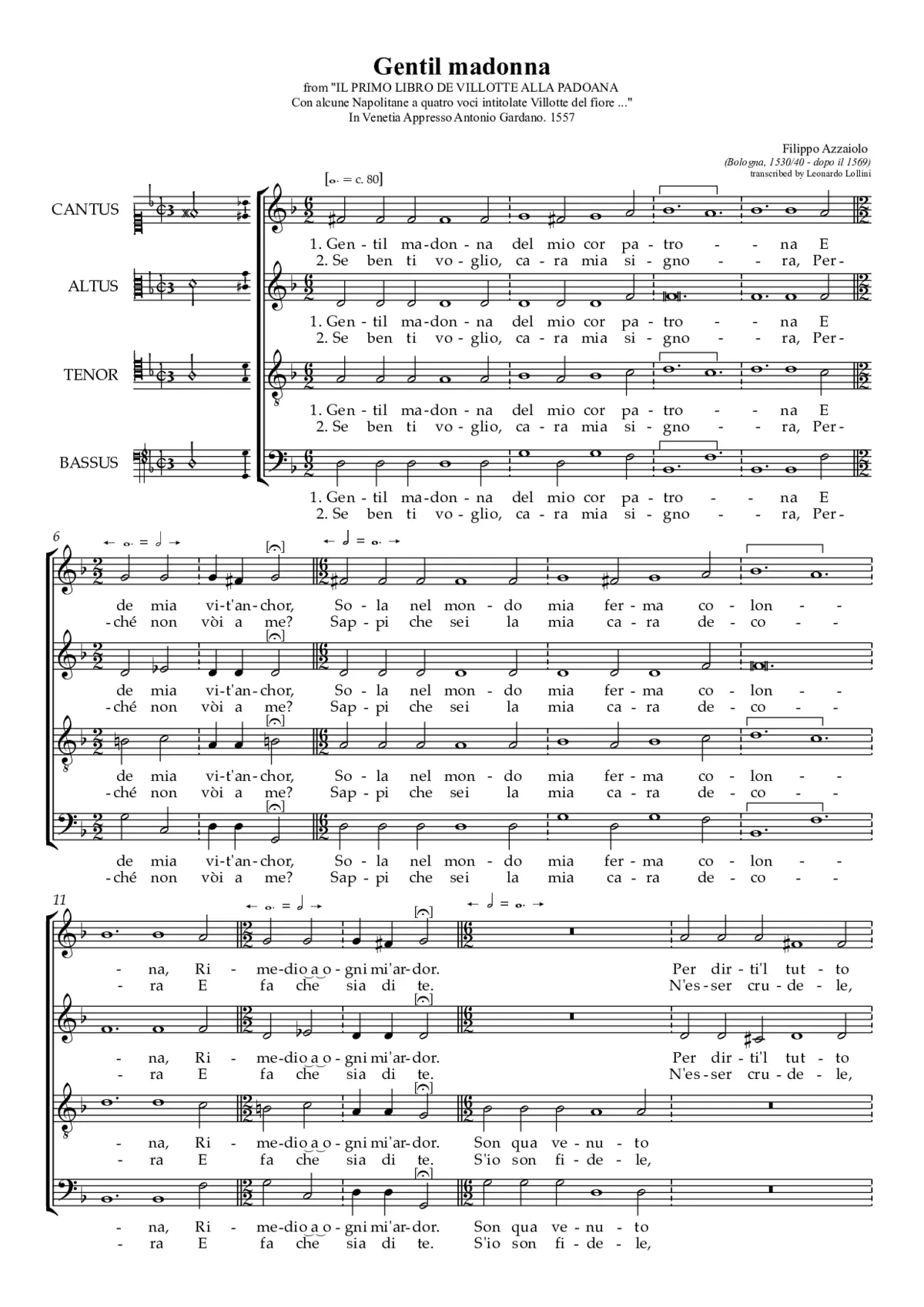 Gentil madonna - Page 1