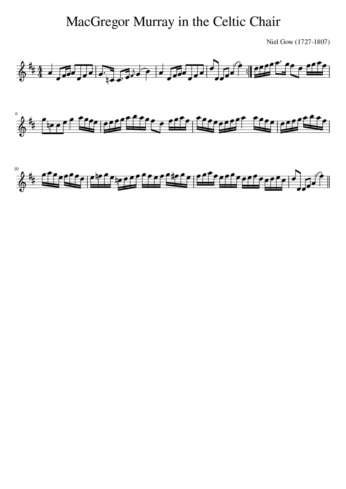 MacGregor Murray in the Celtic Chair - Page 1