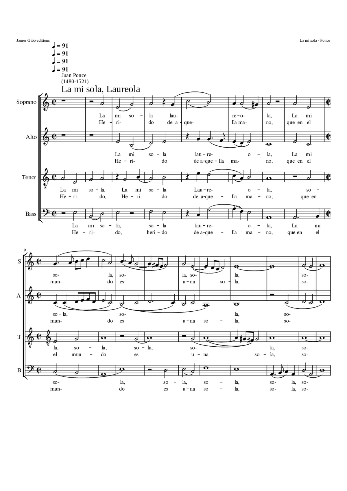 La mi sola Laureola - Page 1