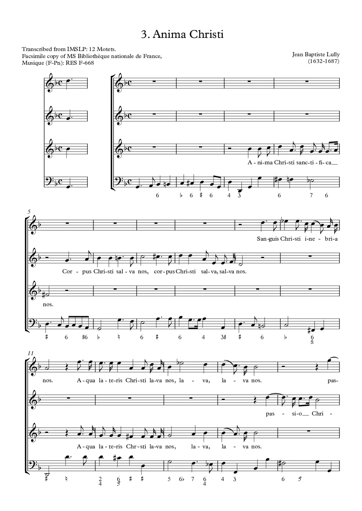 Anima Christi - Page 1