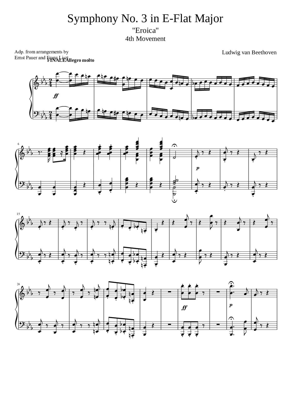 Symphony No.3 Op.55 - Page 1
