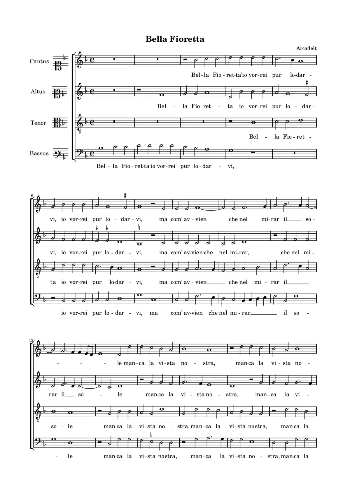 Bella Fioretta - Page 1